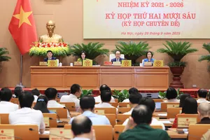 HĐND TP Hà Nội tổ chức kỳ họp thứ 26