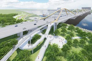 Hà Nội khởi công liên tiếp 2 cây cầu quan trọng bắc qua sông Hồng