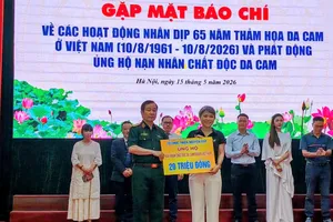 Nhiều hoạt động ý nghĩa giúp đỡ nạn nhân chất độc da cam 