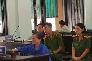 Bị cáo Hoa tại phiên tòa phúc thẩm