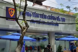 Nơi 2 bé tiêm vaccine