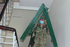 Bộ đội chuẩn bị cơ sở hạ tầng khu cách ly chăm sóc và theo dõi các bệnh nhân Covid-19 không triệu chứng đầu tiên tại Thừa Thiên – Huế