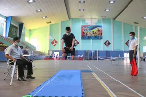 Thí sinh thi năng khiếu vào Khoa Giáo dục thể chất của ĐH Huế ​
