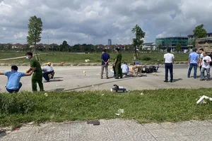 Hiện trường vụ tai nạn thương tâm