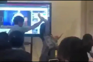 Cô giáo Hồ Thị Tâm bị đồng to tiếng, đẩy ra khỏi lớp 10A9 