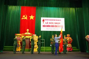 Bộ đội Biên phòng Quảng Trị đón nhận Huân chương Chiến công hạng Nhì