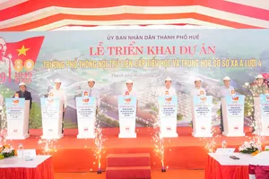 Khởi công Dự án Trường phổ thông nội trú liên cấp ở xã A Lưới 4