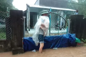 Mưa lớn gây ngập lụt cục bộ tại xã Phú Lộc, TP Huế 