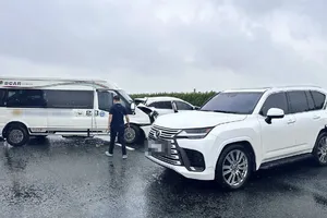 Hiện trường vụ tai nạn Ảnh: CỤC CSGT cung cấp