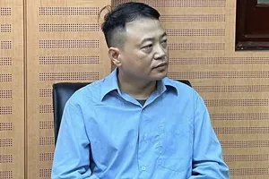 Shark Bình thời điểm bị khởi tố, bắt tạm giam. Ảnh: CÔNG AN CUNG CẤP