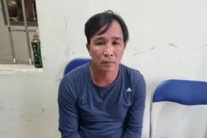 Đối tượng Nguyễn Thế Hòa lúc mới bị bắt  ​