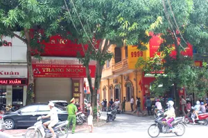 Tiệm vàng ở trung tâm TP Hà Tĩnh bị đột nhập trộm tài sản trong đêm