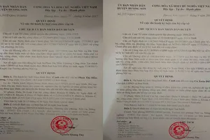 Quyết định kỷ luật của UBND huyện Hương Sơn, tỉnh Hà Tĩnh