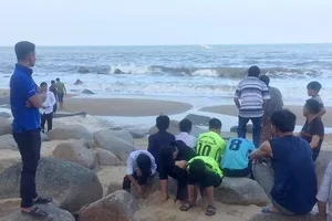 Khu vực biển Thiên Cầm, nơi xảy ra sự việc