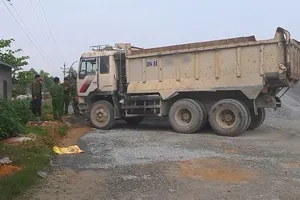 Hiện trường xảy ra vụ tai nạn