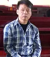 Bị cáo Ngọc tại phiên tòa