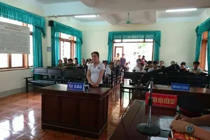 Bị cáo Nguyễn Thị Loan tại phiên tòa