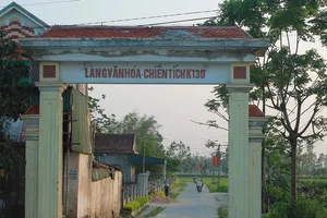 Làng K130 ở xã Tiến Lộc, huyện Can Lộc, tỉnh Hà Tĩnh