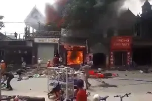 Hiện trường vụ cháy