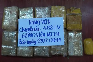 Tang vật ma túy bị thu giữ