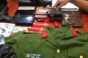 Tang vật thu giữ