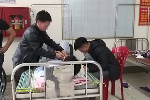 Em Trần X. Nh. đang được điều trị tại bệnh viện