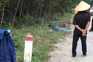 Khu vực hiện trường vụ tai nạn giao thông (Ảnh người dân cung cấp)