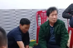 Hình ảnh ông Phạm Đại Dũng tại chiếu bài