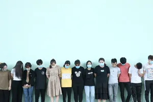 Các đối tượng trong đường dây bị bắt giữ, triệu tập trước đó. Ảnh: Công an Hà Tĩnh cung cấp 