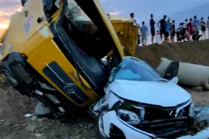 Hiện trường vụ tai nạn giao thông 