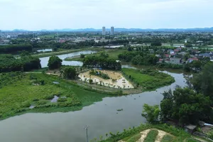 Khu vực vườn chim nhân tạo bên bờ sông Đông 