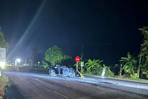 Hiện trường vụ tai nạn 