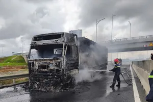 Hiện trường vụ cháy 