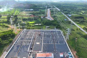 Toàn cảnh Trạm biến áp 220kV Vũng Áng và đường dây đấu nối 