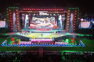 Tiết mục biểu diễn tại Lễ kỷ niệm 260 năm Ngày sinh Đại thi hào Nguyễn Du