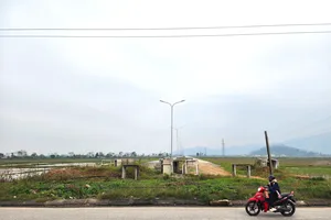 Dự án đường vành đai thị xã Hồng Lĩnh bị cụt, chưa đấu nối vào tuyến quốc lộ 8