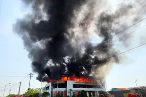 Hiện trường vụ cháy 