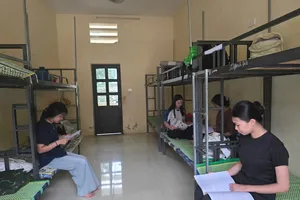 Thí sinh ở xa được bố trí ăn, ở miễn phí tại ký túc xá Trường PTDT Nội Trú -THCS Quan Sơn
