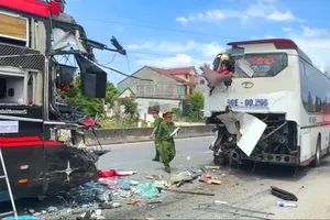 Hiện trường vụ tai nạn giao thông 