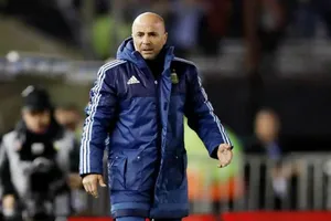 HLV Jorge Sampaoli thật sự lạc quan như những phát biểu? Ảnh: EFE