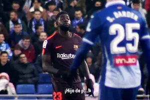 Umtiti (nâu) bị phân biệt chủng tộc.