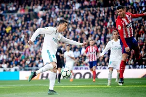 Ronaldo thiết lập kỷ lục cùng Real. Ảnh: Getty Images