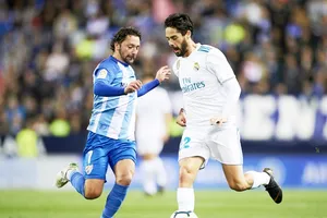 Isco ghi bàn, đưa Real đến chiến thắng trước Malaga. Ảnh: Getty Images