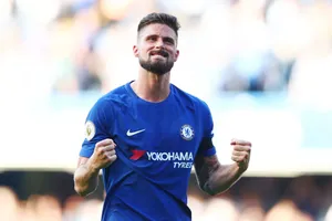 Olivier Giroud đã ghi một trong những bàn thắng quan trọng nhất sự nghiệp. Ảnh: Getty Images 