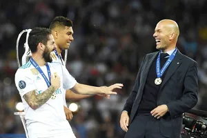 Zidane tạo nên kỷ lục chưa từng có cùng Real. Ảnh: Getty Images 