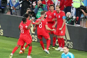 Tuyển Anh đang gây ấn tượng nhờ tài năng, sức trẻ và cũng đầy bản lĩnh. Ảnh: Getty Images 