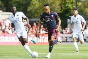 Pierre Emerick Aubameyang ghi 3 bàn cho Arsenal, hứa hẹn sẽ là chân sút nguy hiểm nhất mùa giải mới. Ảnh: Getty Images