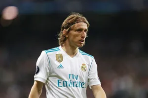 Modric dường như không thể cùng Real ra sân đối đầu với Atletico. Ảnh: Getty Images