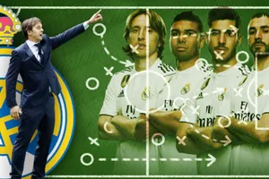 HLV Lopetegui sẽ chọn sơ đồ nào cho Real. Ảnh Marca.