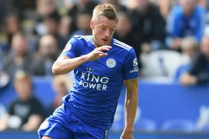 Jamie Vardy cũng đã ghi 1 bàn cho Leicester ở mùa giải mới. Ảnh: Getty Images